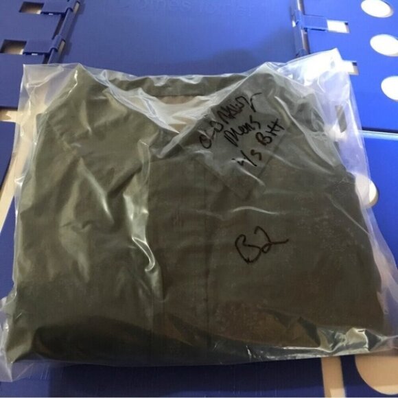 Old Navy Shirt Mens Large Gray Floral All Over Print Academia Preppy Travel Dad - Picture 14 of 14